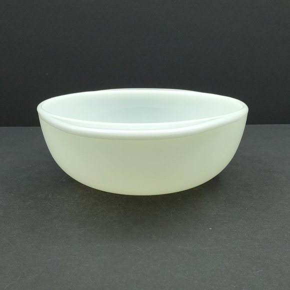 Pyrex Opal White Milk Glass 022 1 Liter 1 Quart Casserole Dish Mixing Bowl - Picture 5 of 8